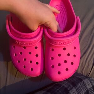 CROCS Pink Sandals & Flip Flops with Ventilated Design